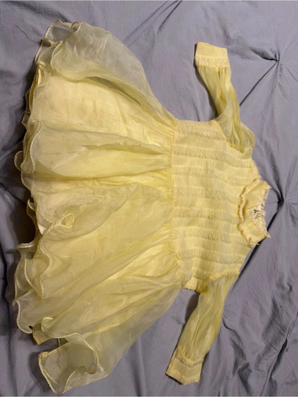 Yellow Girls' Party Dress - Brand: